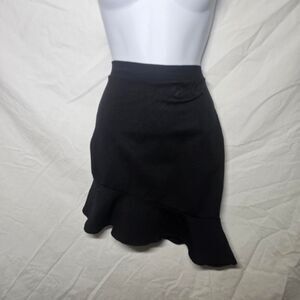 Y2k vtg charlotte Russe assymetrical bodycon office siren skirt